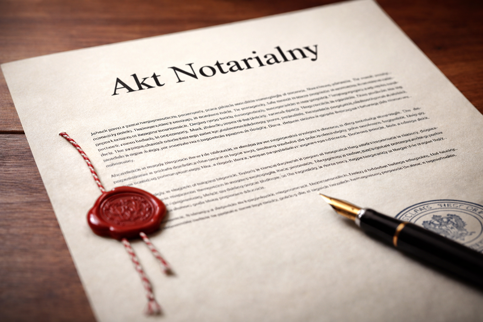 Akt notarialny