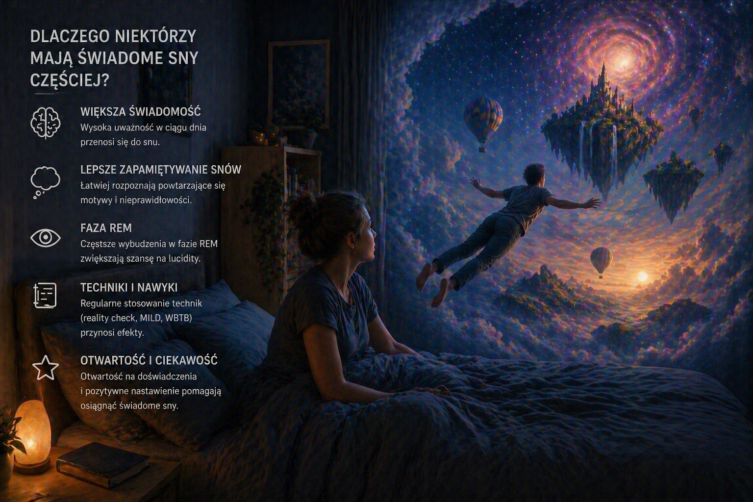 Dlaczego niektórzy mają świadome sny częściej