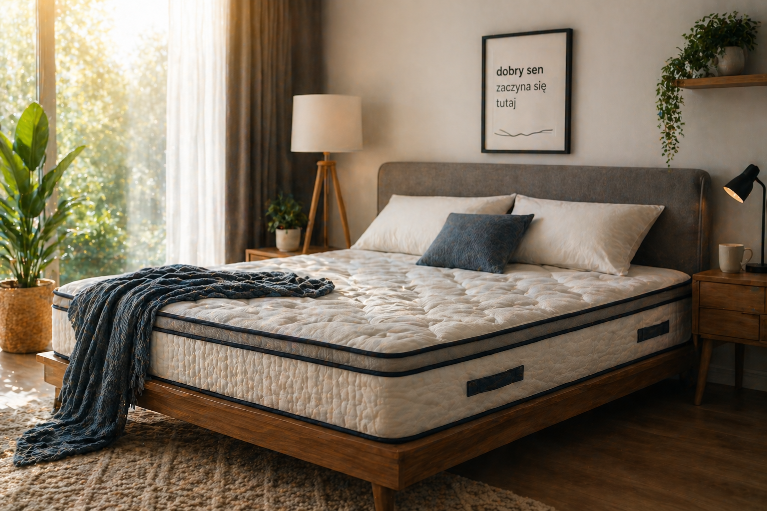 Czy materac wpływa na jakość snu i częstotliwość wybudzeń?