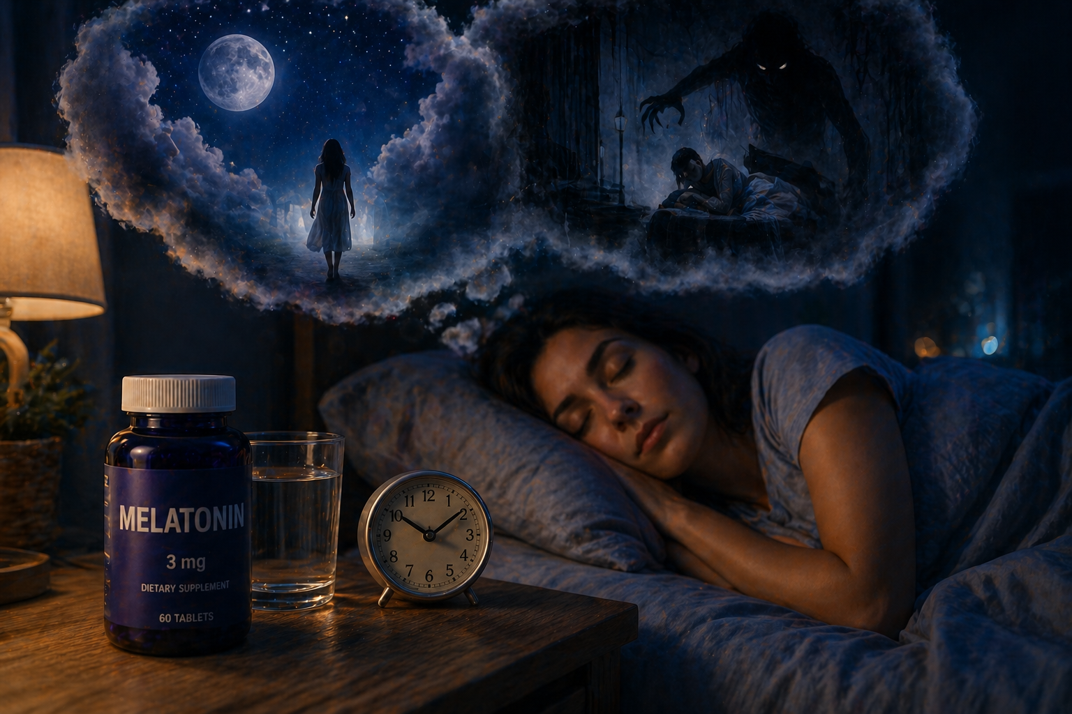 Czy melatonina wpływa na sny i koszmary?