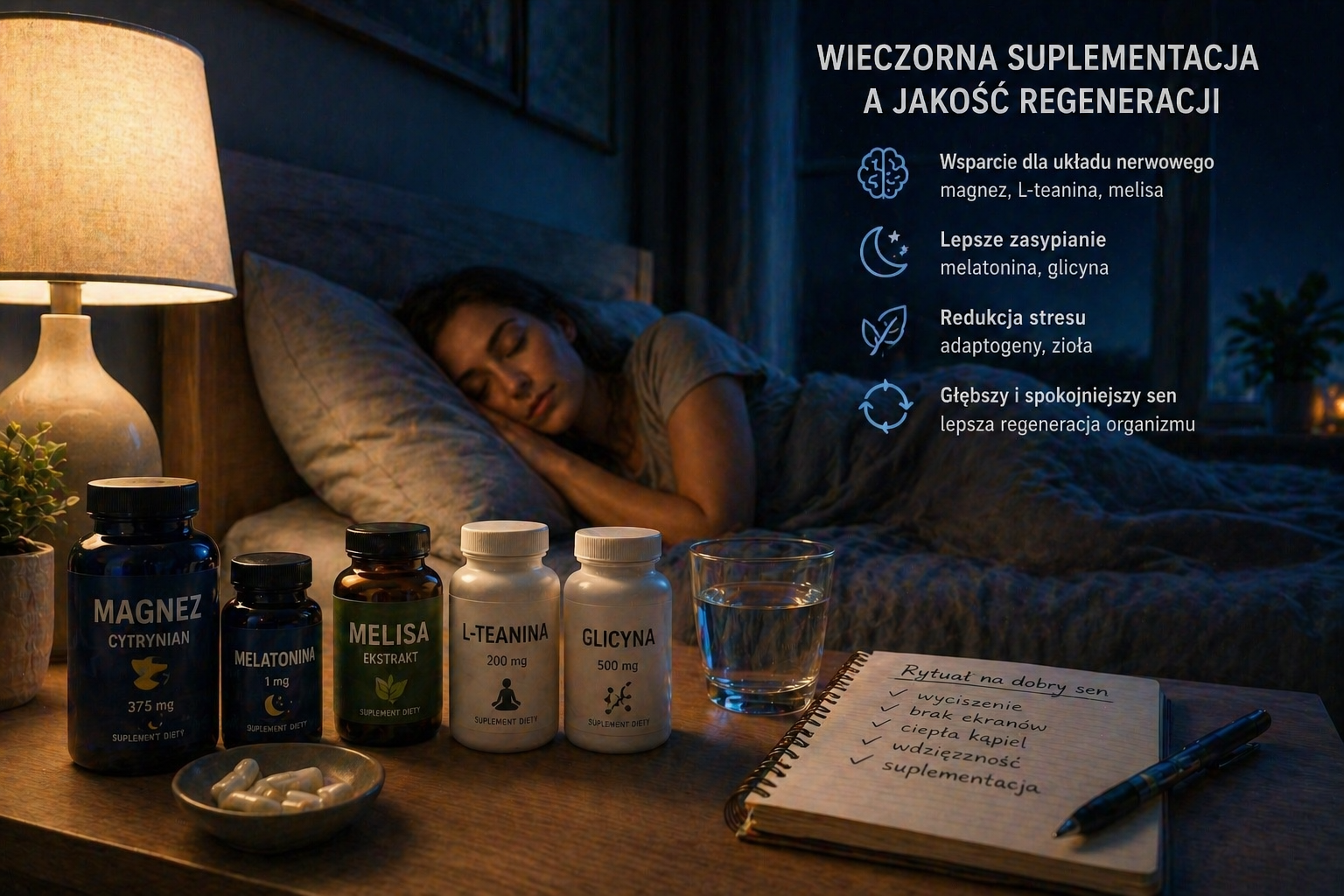 Wieczorna suplementacja a jakość regeneracji